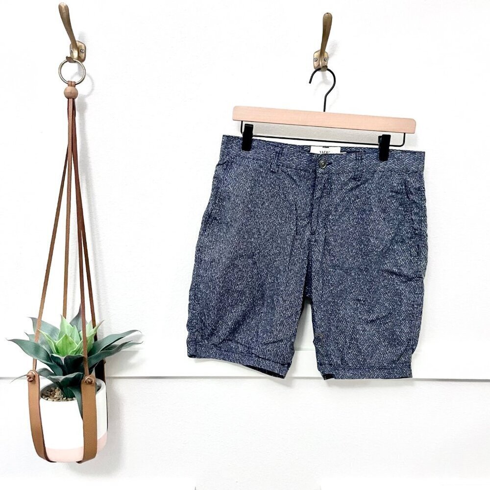 W.R.K. Work Rest Karma Men's Blue Printed Cargo Shorts Size 30